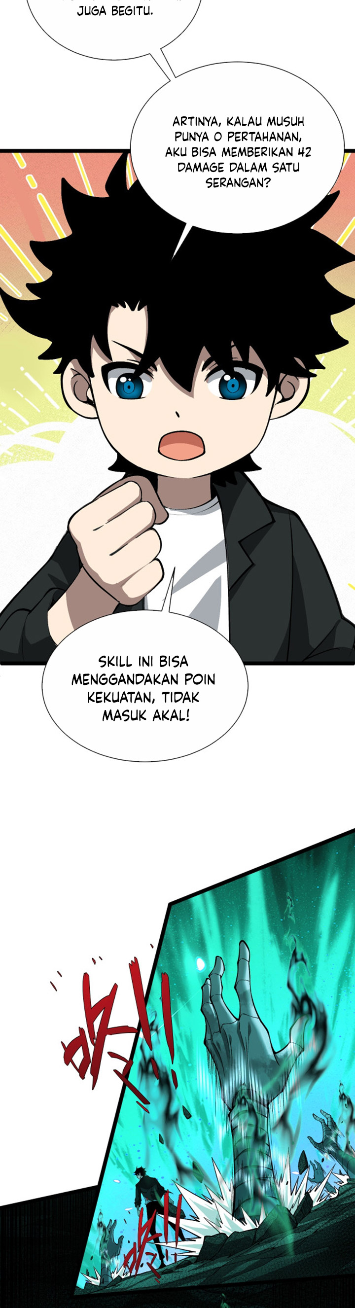 Maxed Strength Necromancer Chapter 1 Halaman 34