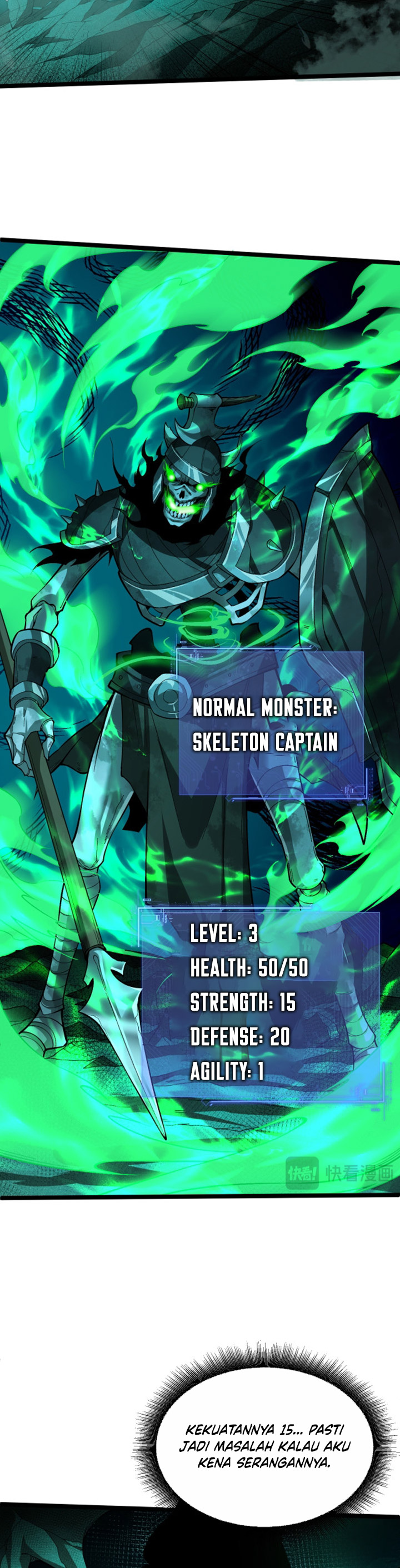Maxed Strength Necromancer Chapter 1 Halaman 41