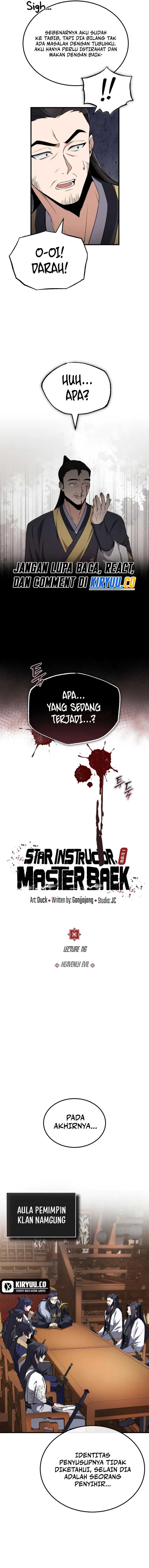 Number One Star Instructor Master Baek Chapter 116 Halaman 3