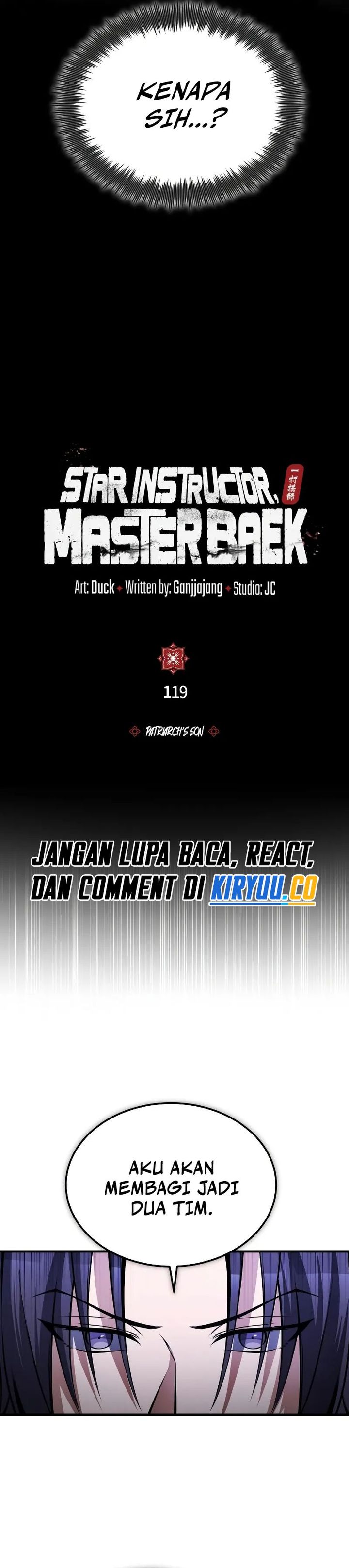 Number One Star Instructor Master Baek Chapter 119 Halaman 17