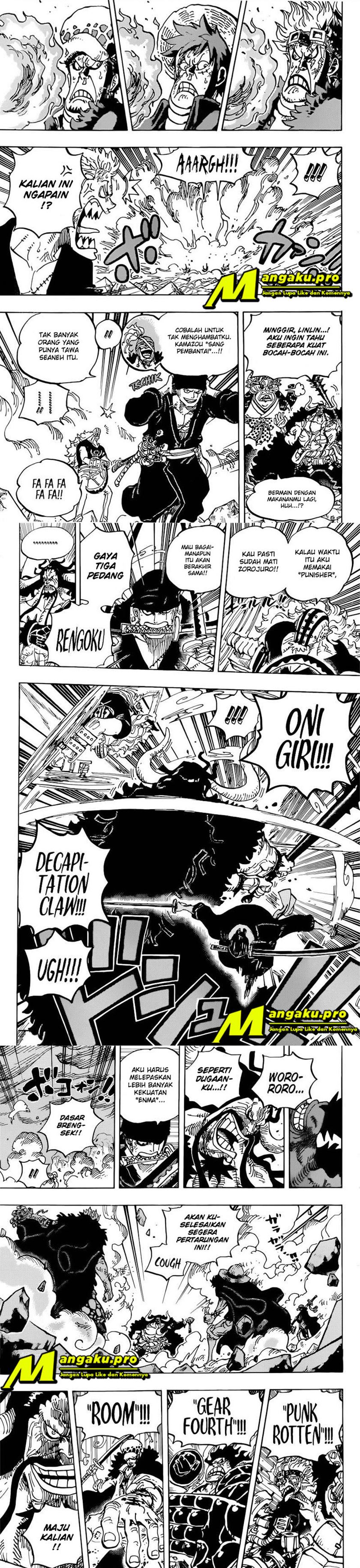 One Piece Chapter 1001 Halaman 2