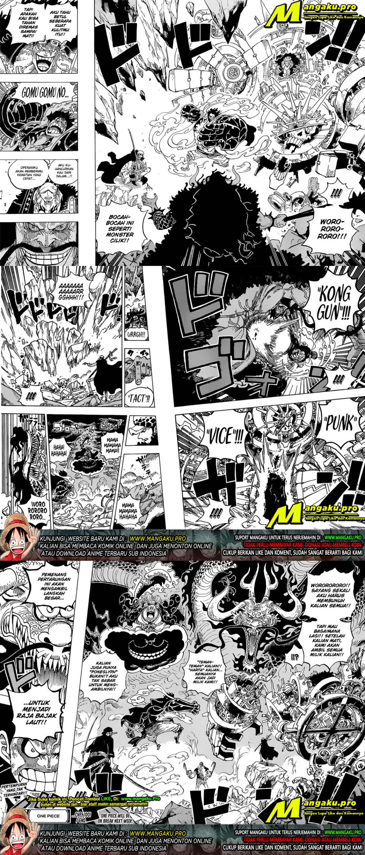One Piece Chapter 1001 Halaman 3