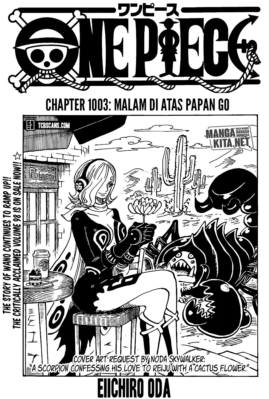 One Piece Chapter 1003 Halaman 2