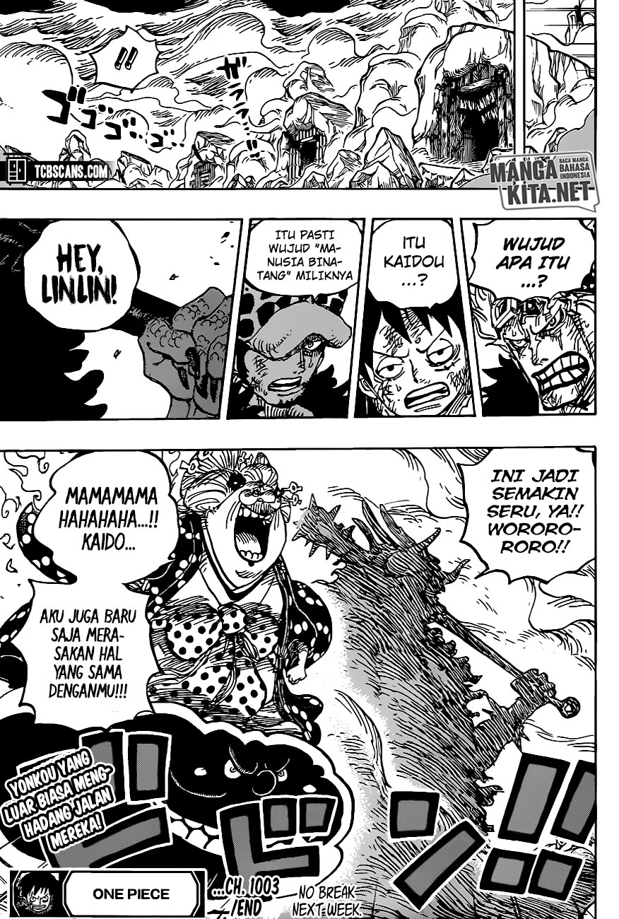 One Piece Chapter 1003 Halaman 14