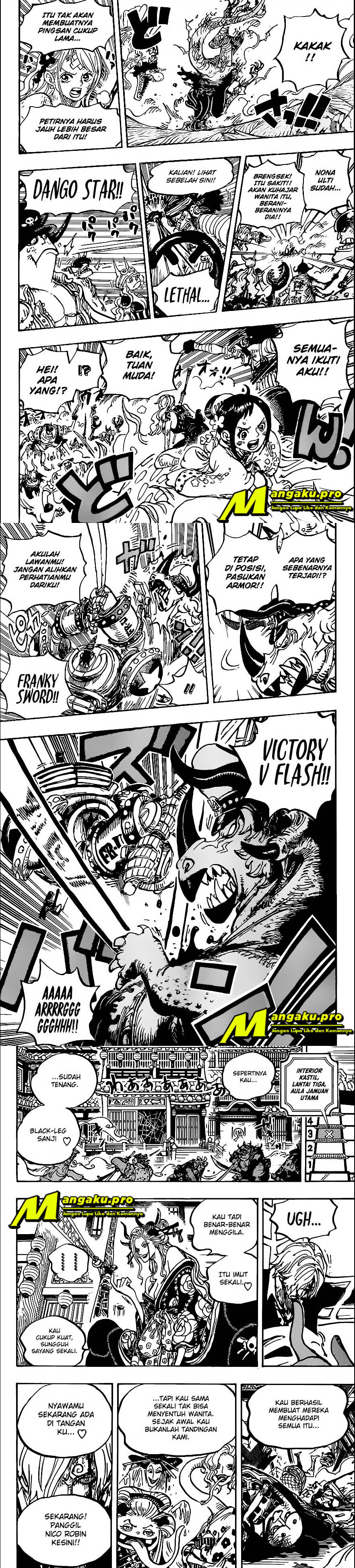 One Piece Chapter 1004 Halaman 4