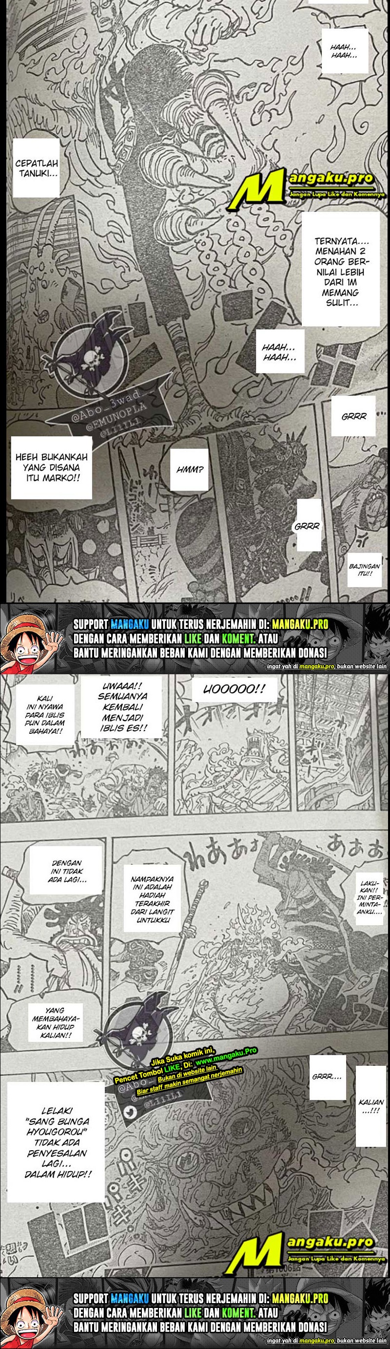 One Piece Chapter 1006 Halaman 4