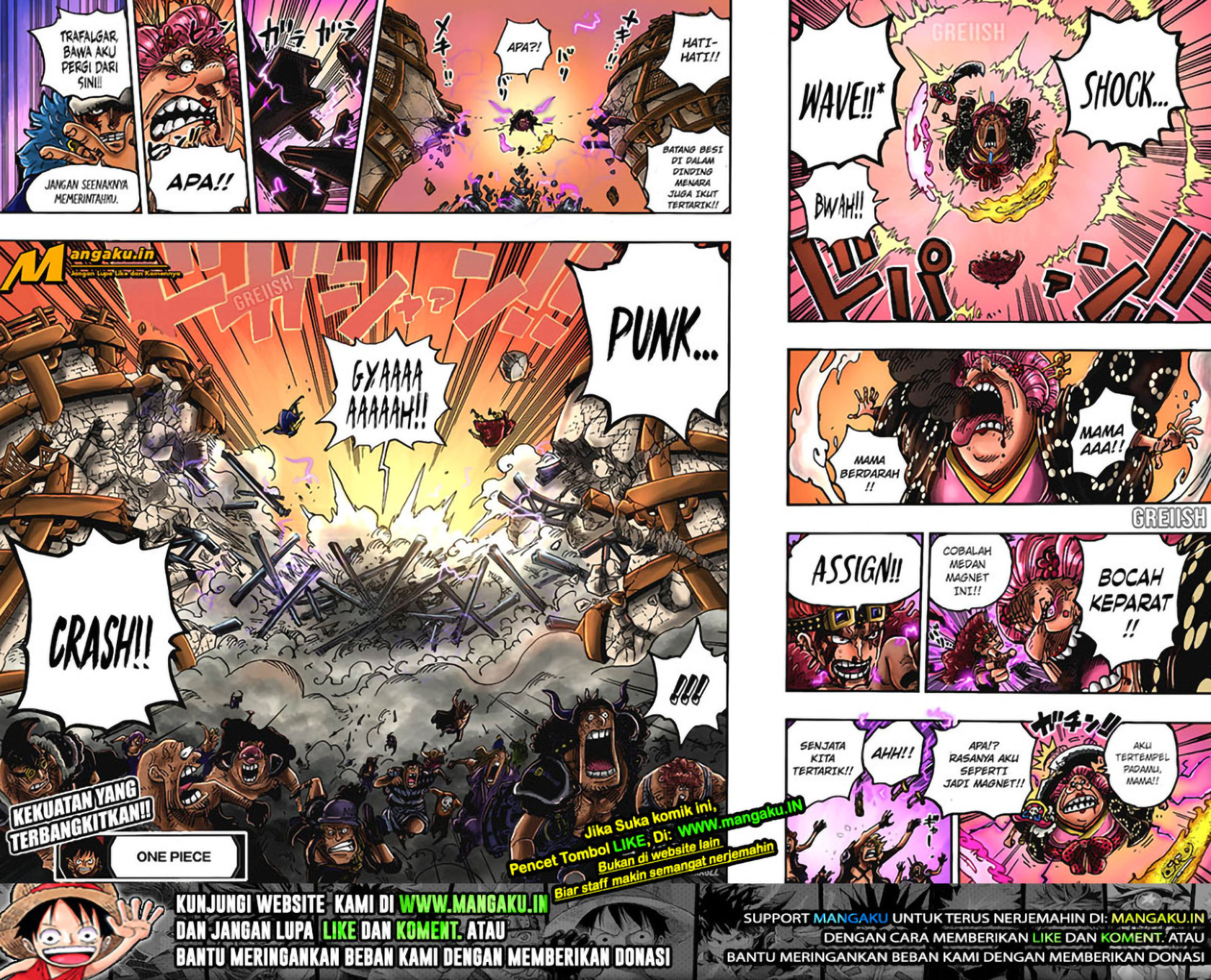 One Piece Chapter 1030 Halaman 18