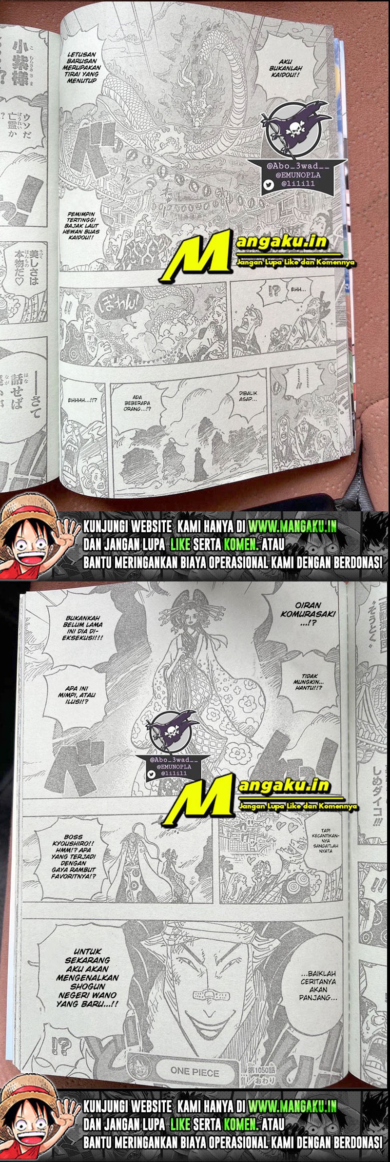 One Piece Chapter 1050 Halaman 5