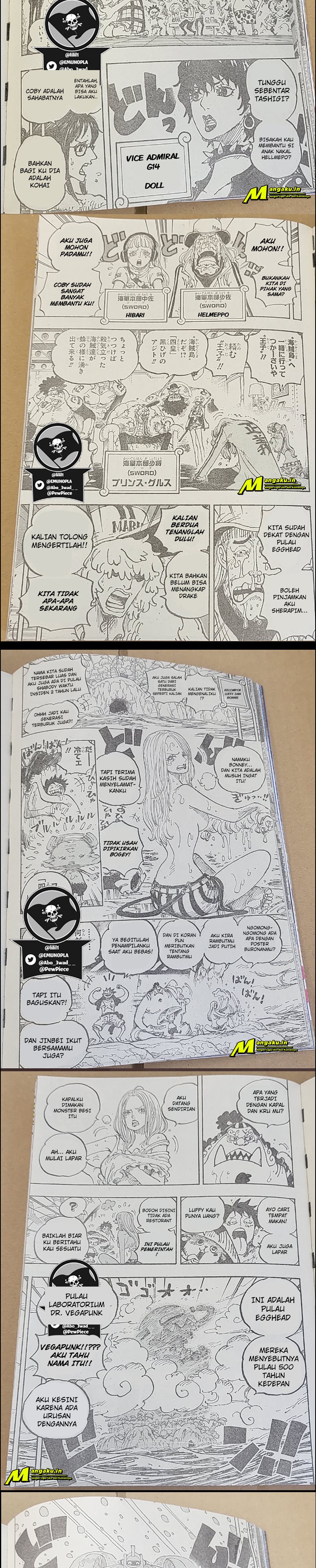 One Piece Chapter 1061 Halaman 4