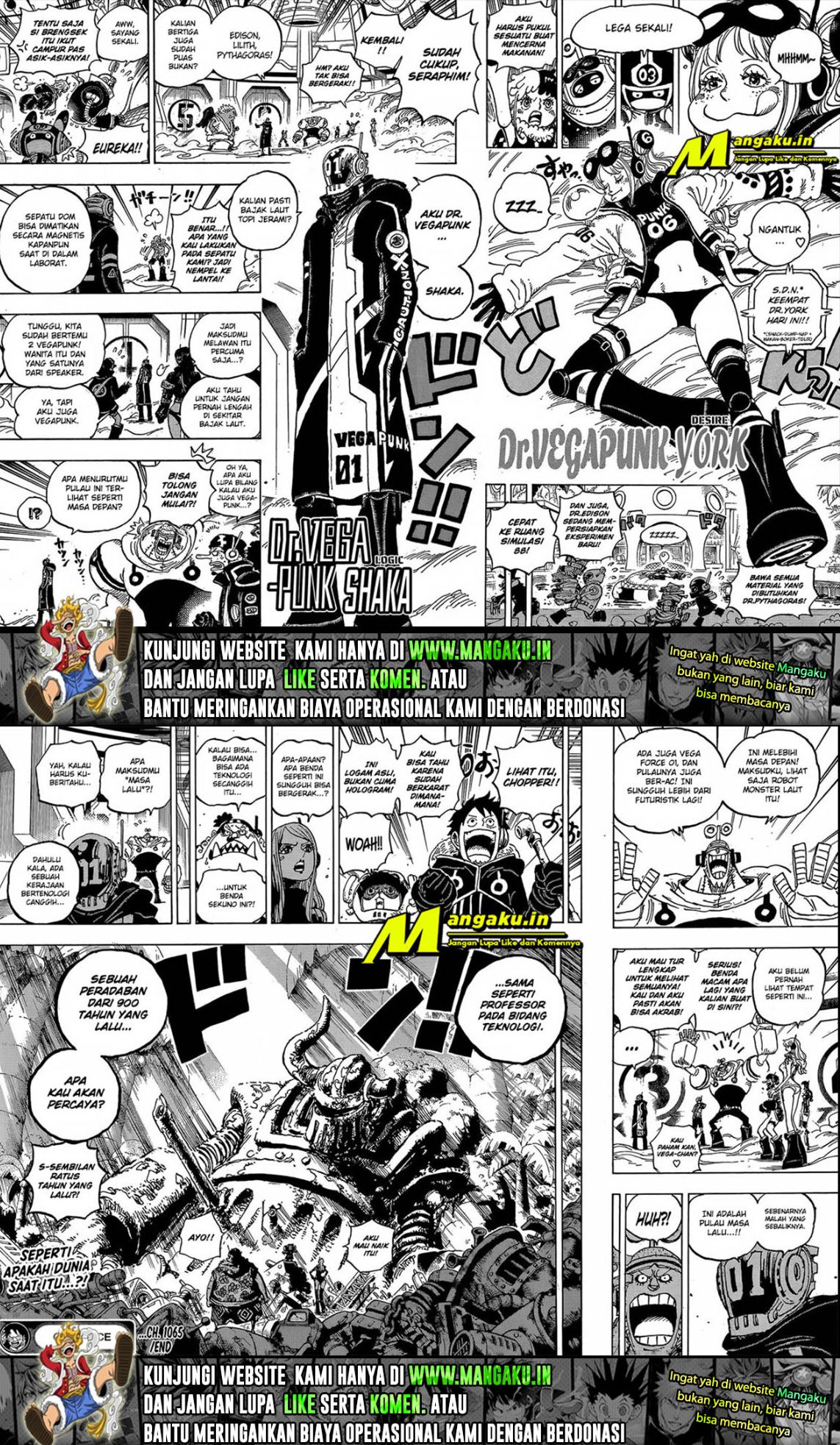 One Piece Chapter 1065 Halaman 6