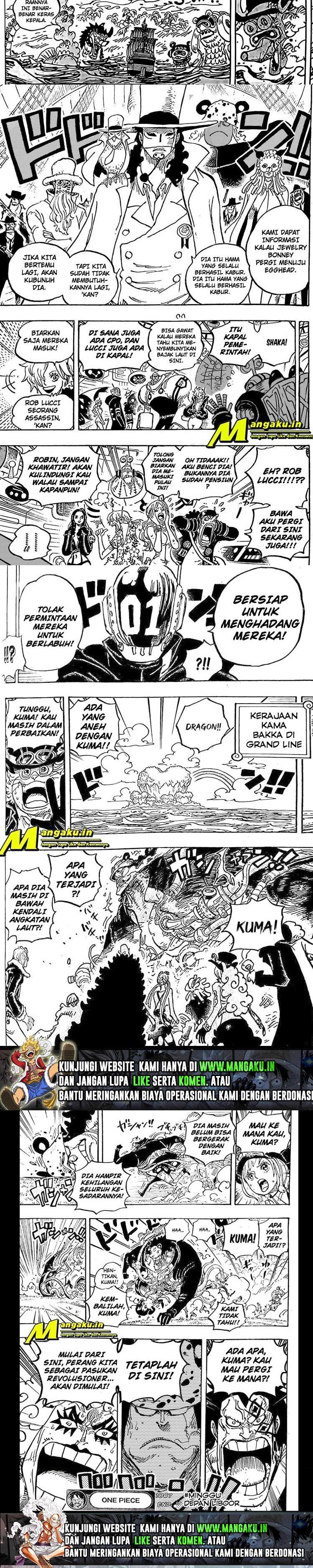 One Piece Chapter 1067 Halaman 5