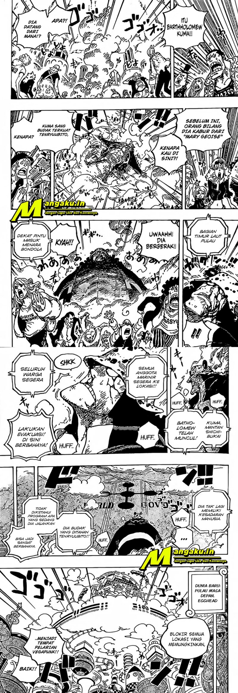One Piece Chapter 1071 Halaman 2