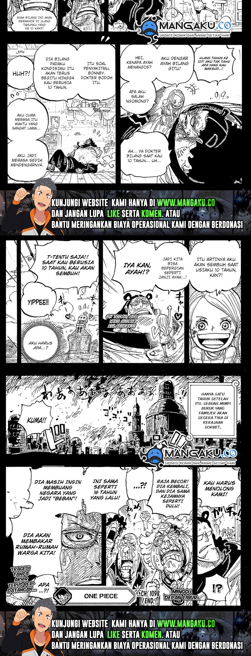 One Piece Chapter 1098 Halaman 5