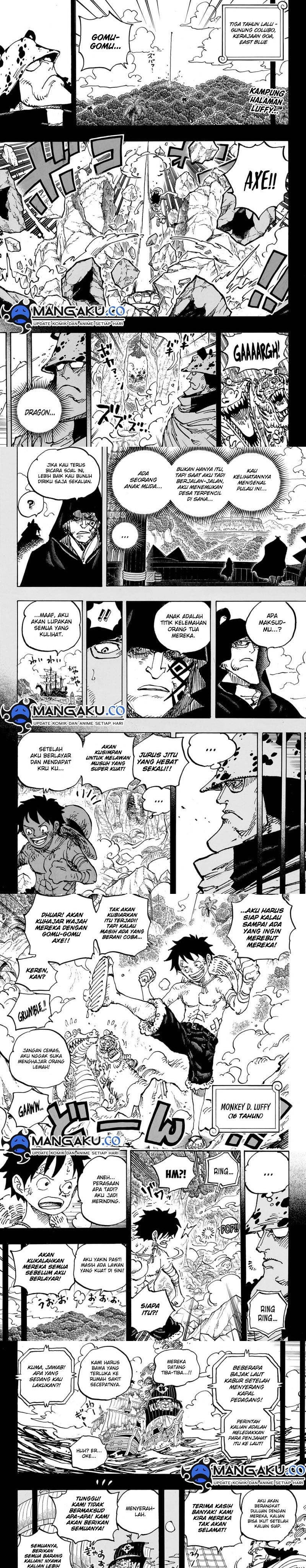 One Piece Chapter 1101 Halaman 3