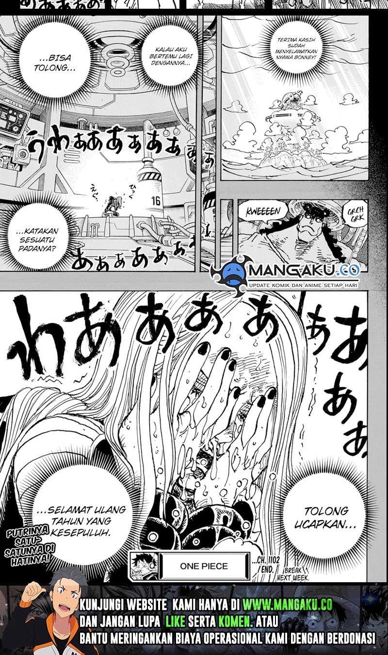 One Piece Chapter 1102 Halaman 6