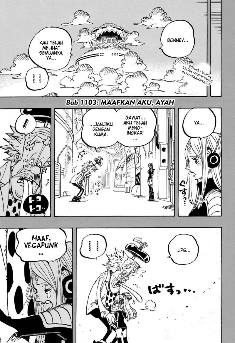 One Piece Chapter 1103 Halaman 2