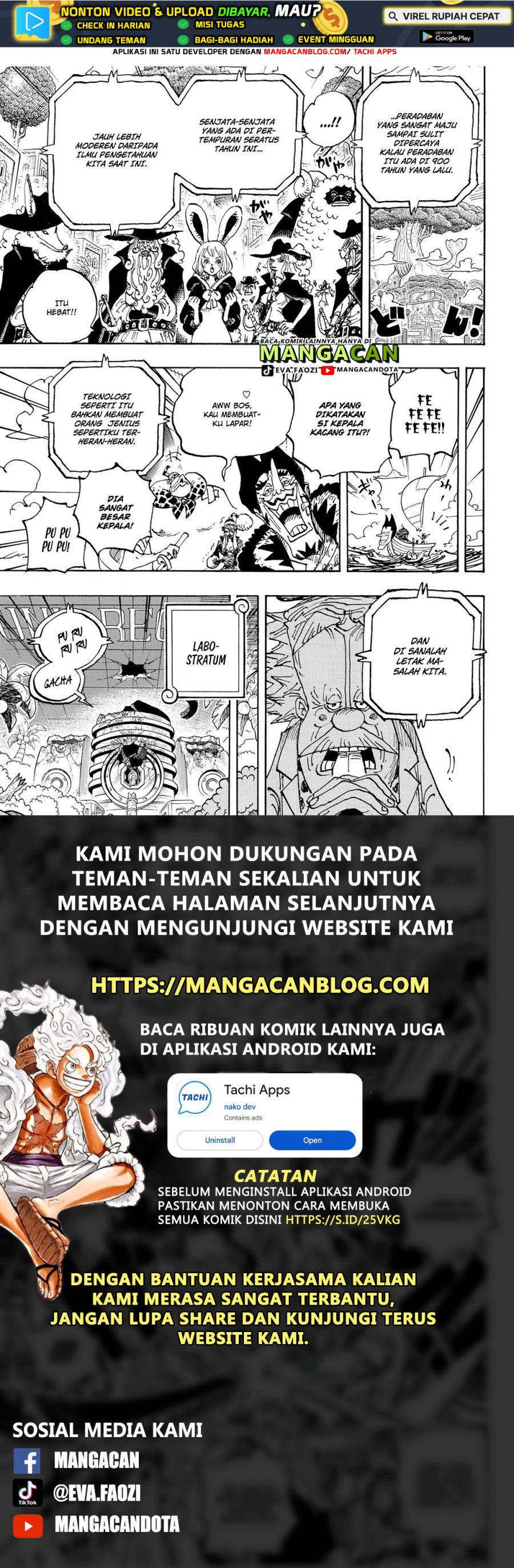 One Piece Chapter 1115 Halaman 6
