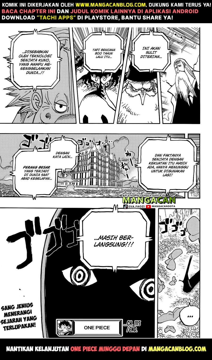 One Piece Chapter 1115 Halaman 16