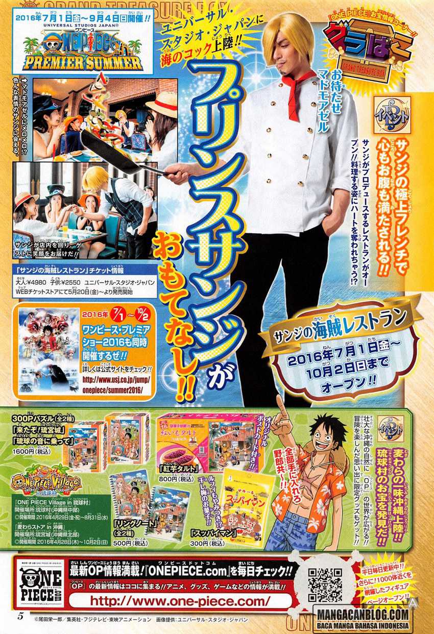 One Piece Chapter 824 Halaman 3