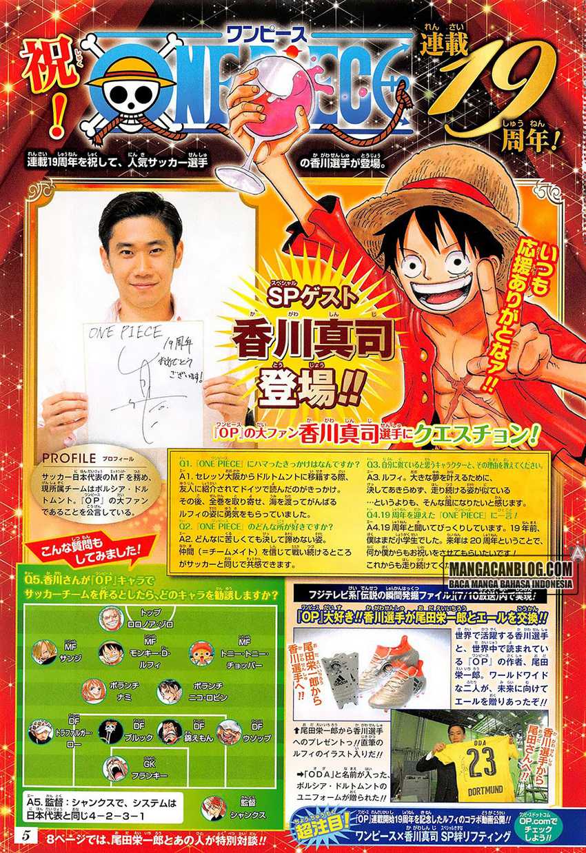 One Piece Chapter 835 Halaman 6