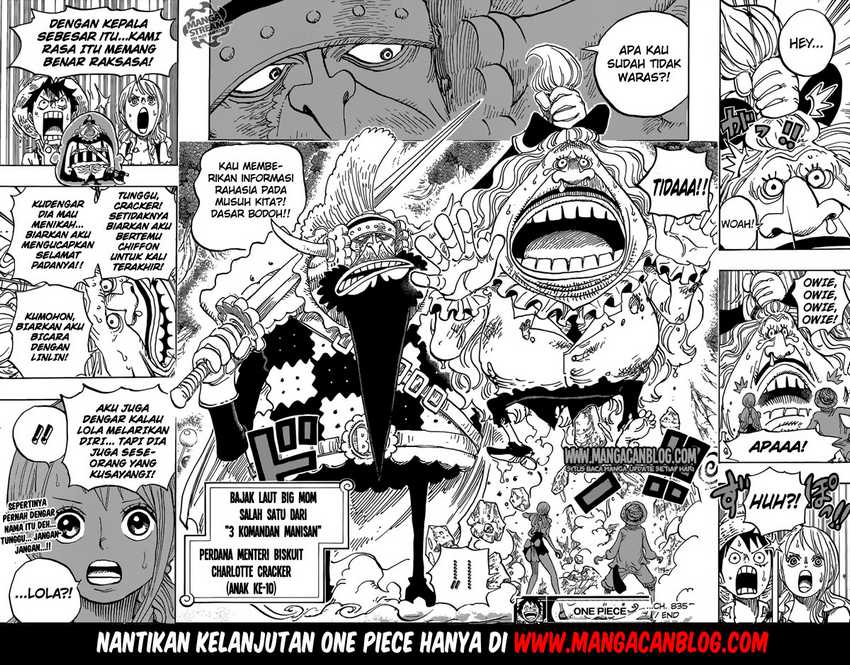 One Piece Chapter 835 Halaman 22