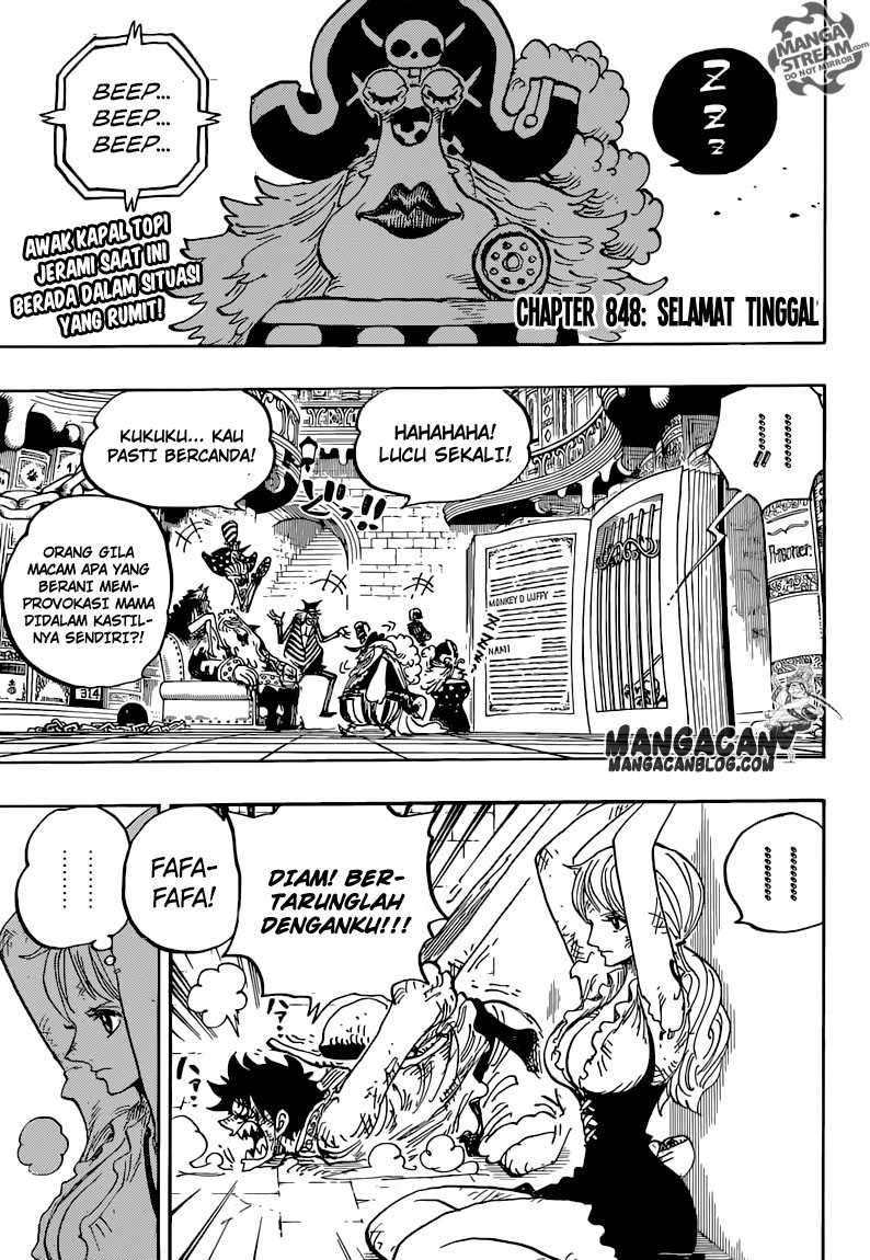 One Piece Chapter 848 Halaman 4