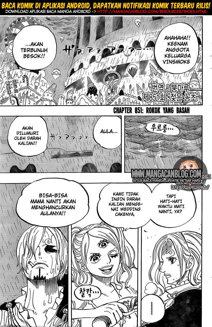 One Piece Chapter 851 Halaman 4