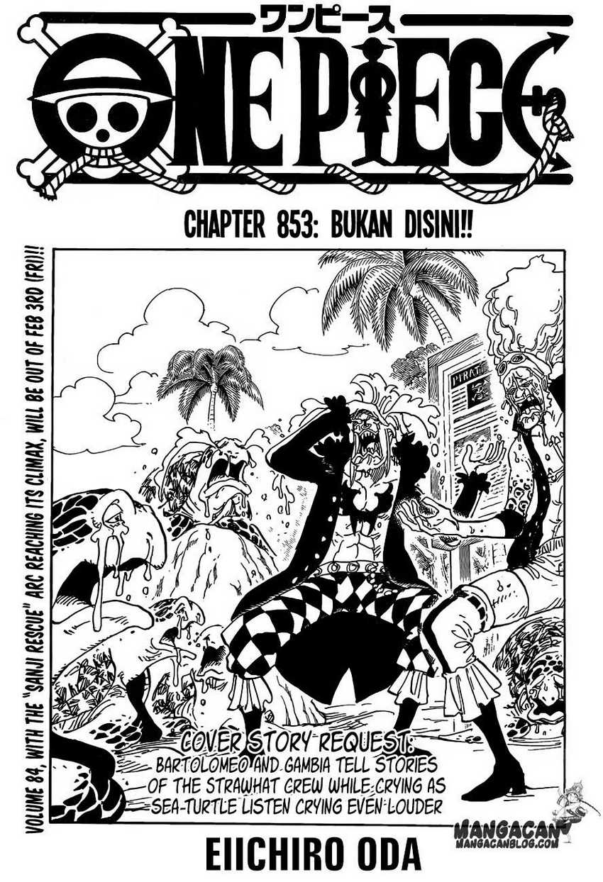 One Piece Chapter 853 Halaman 2