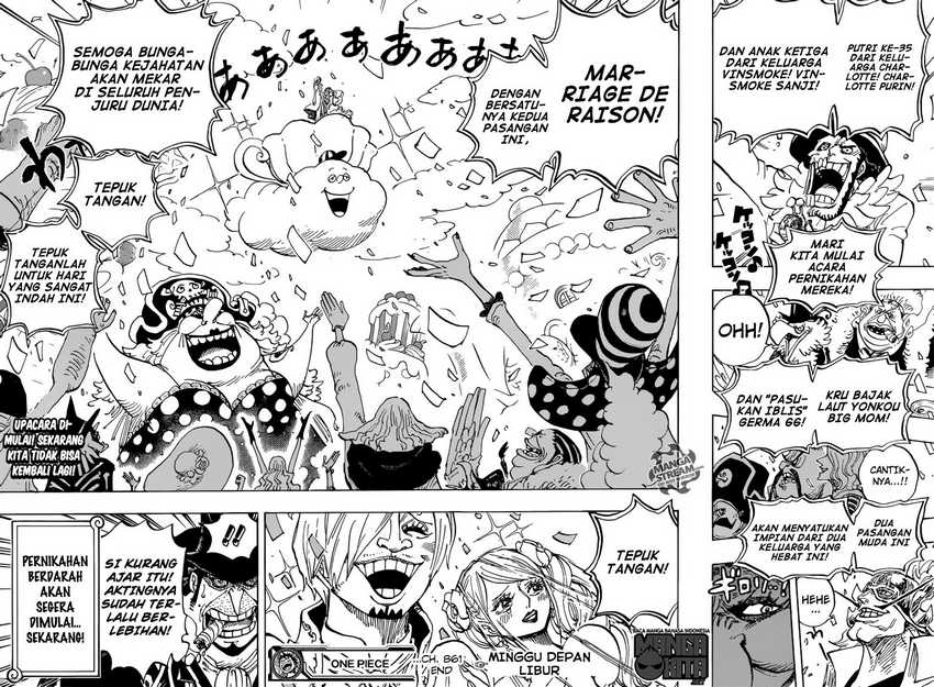 One Piece Chapter 861 Halaman 16