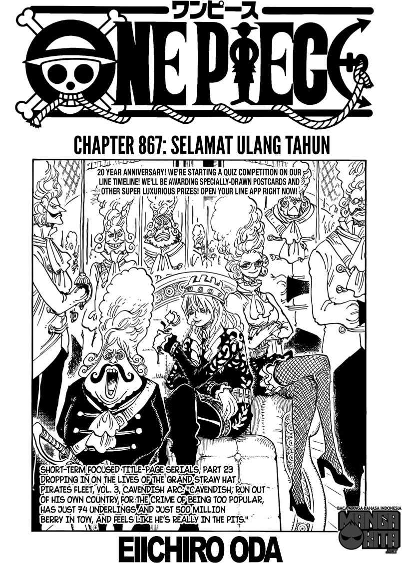 One Piece Chapter 867 Halaman 2