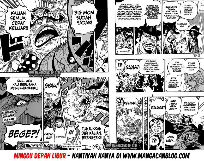 One Piece Chapter 869 Halaman 18
