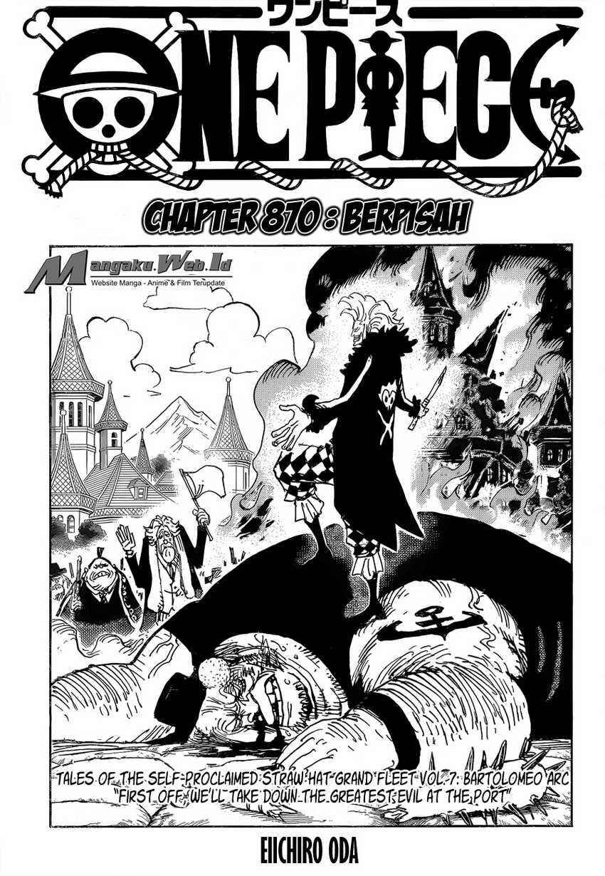 One Piece Chapter 870 Halaman 2