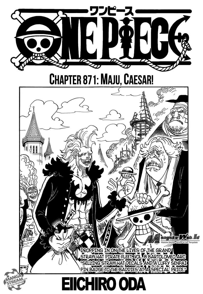 One Piece Chapter 871 Halaman 2