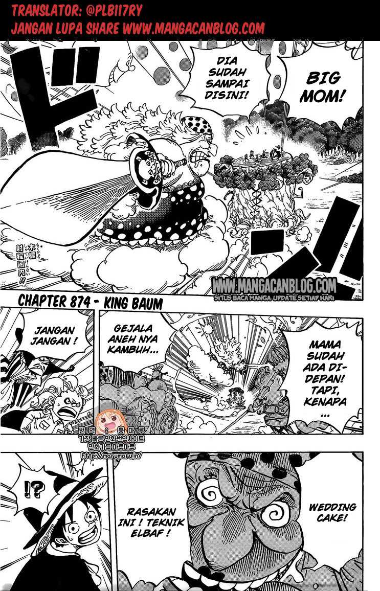 One Piece Chapter 874 Halaman 3