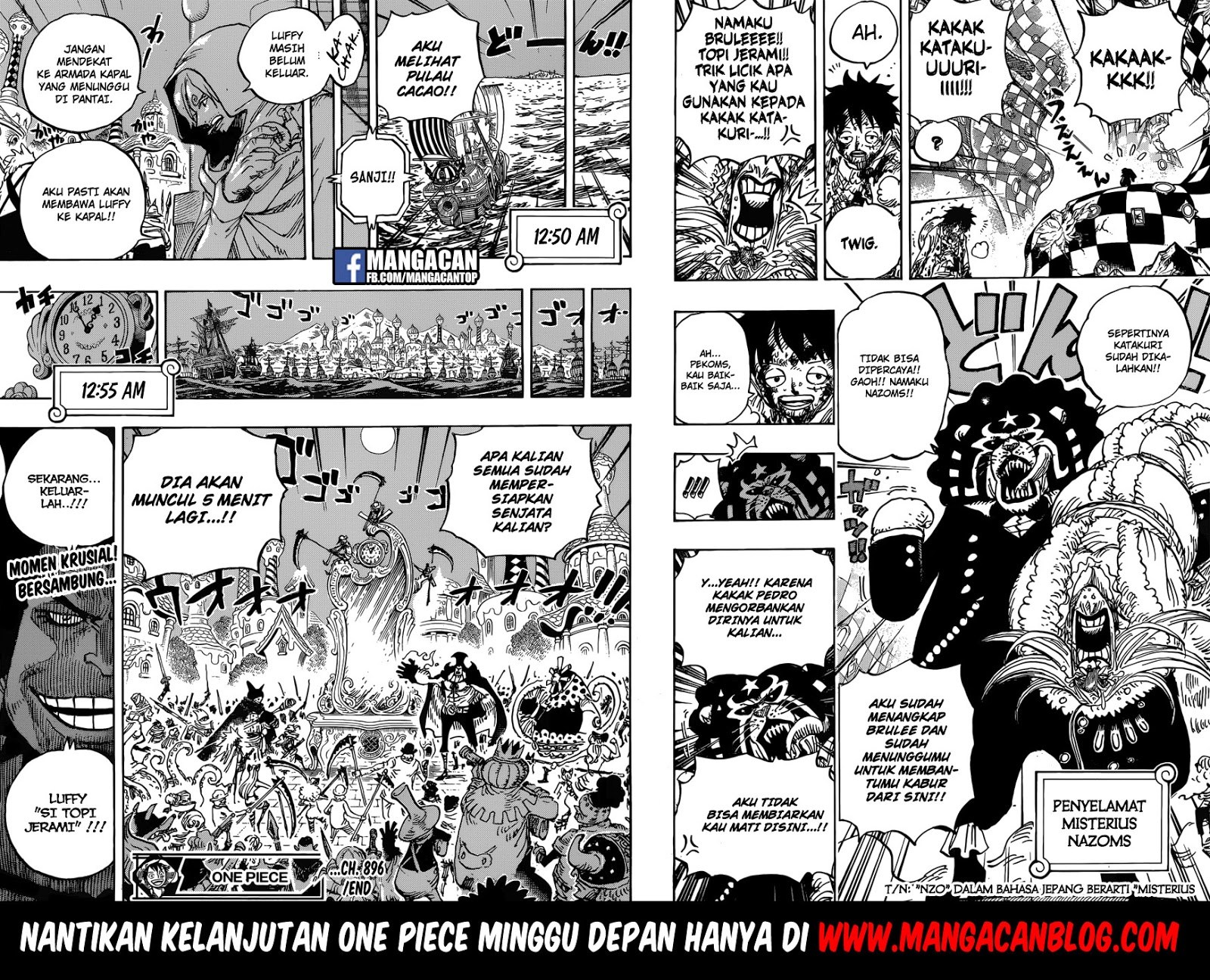 One Piece Chapter 896 Halaman 16
