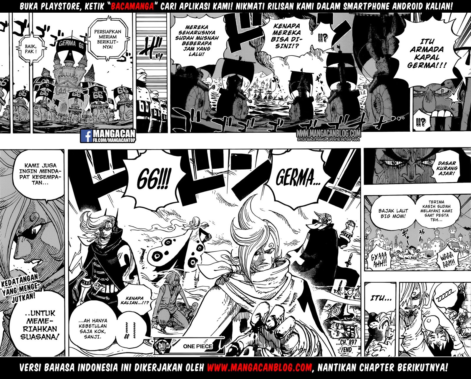One Piece Chapter 897 Halaman 15
