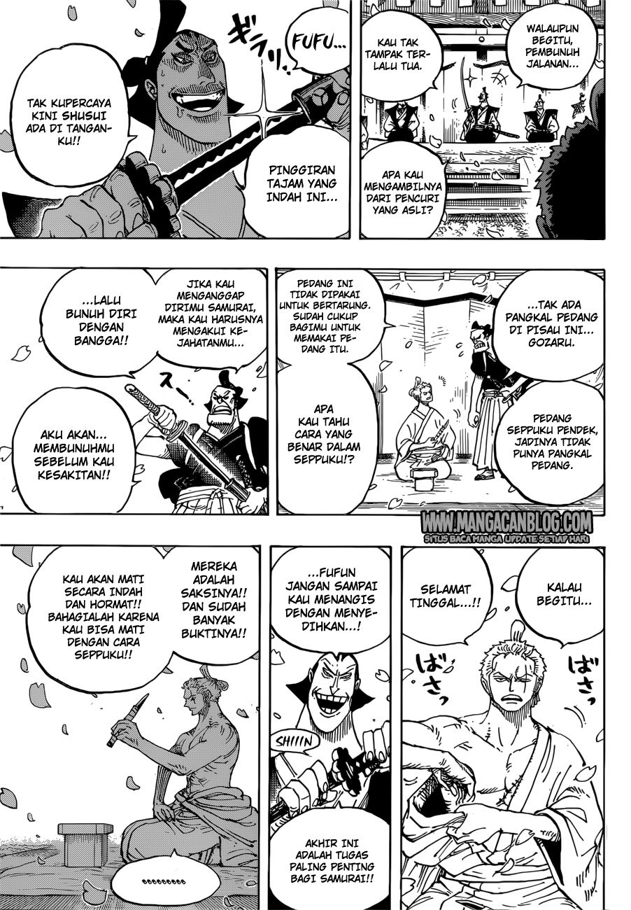 One Piece Chapter 909 Halaman 15
