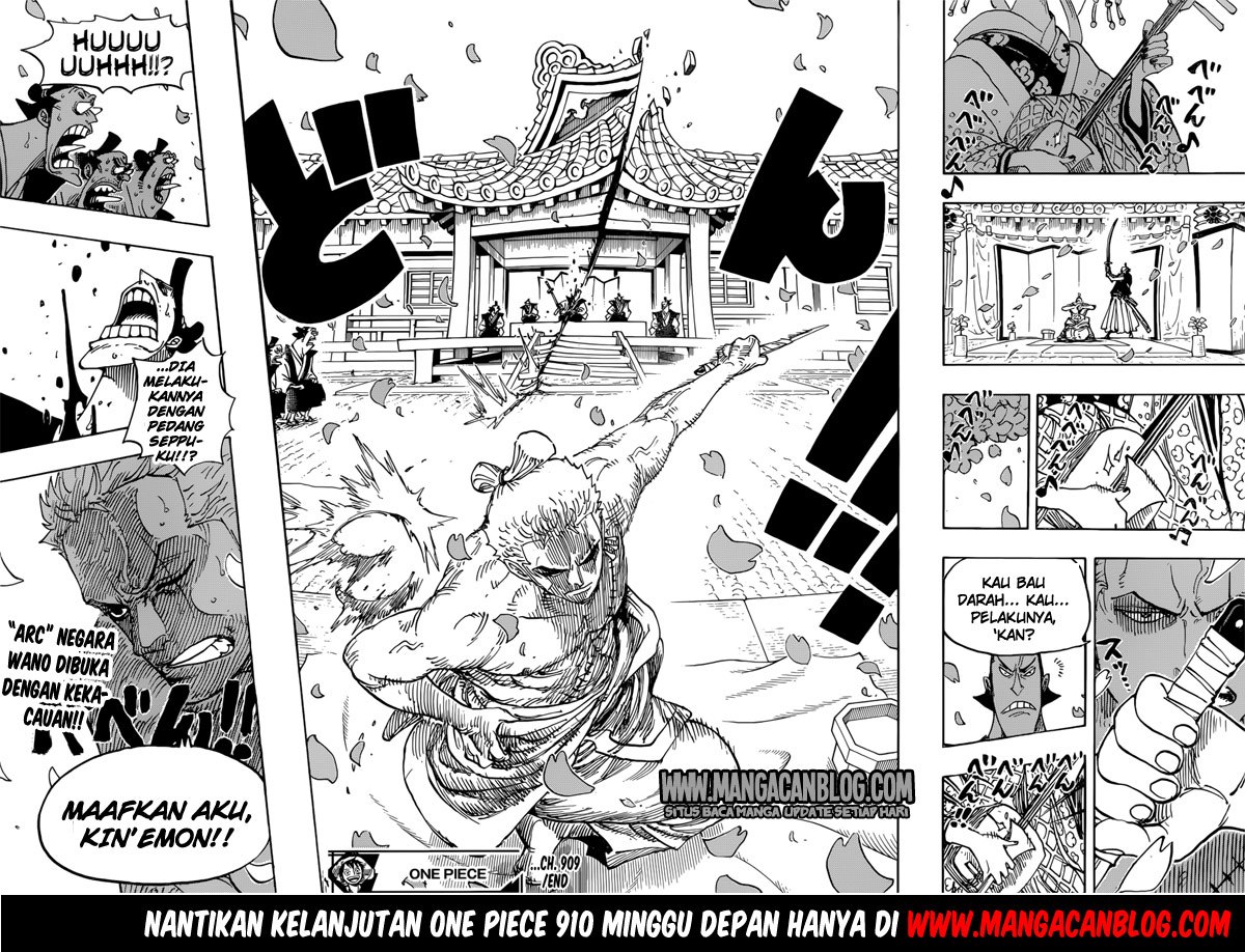 One Piece Chapter 909 Halaman 16