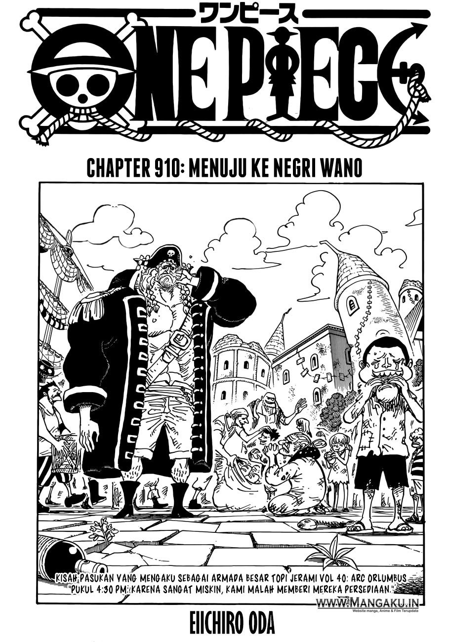 One Piece Chapter 910 Halaman 2