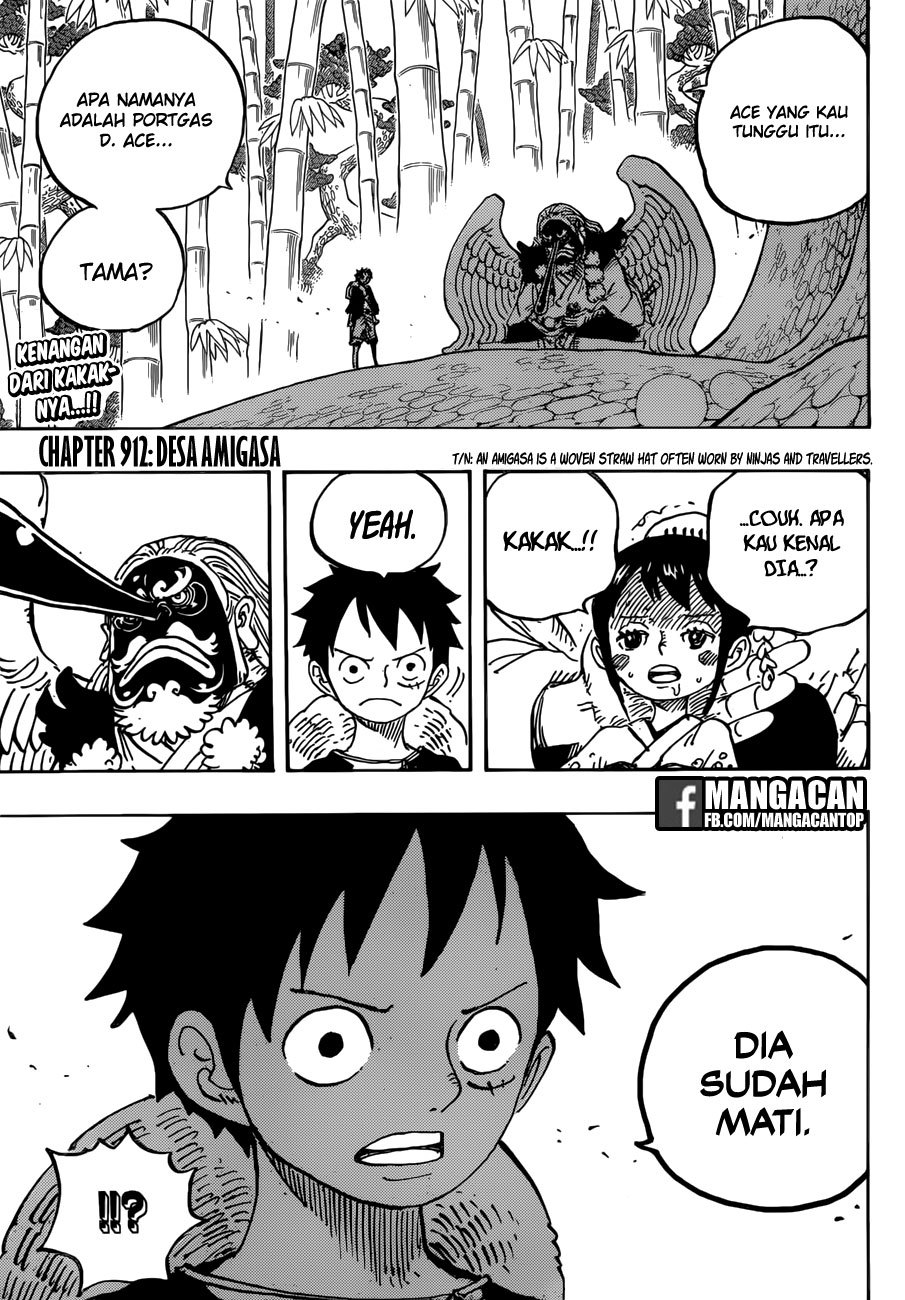 One Piece Chapter 912 Halaman 3