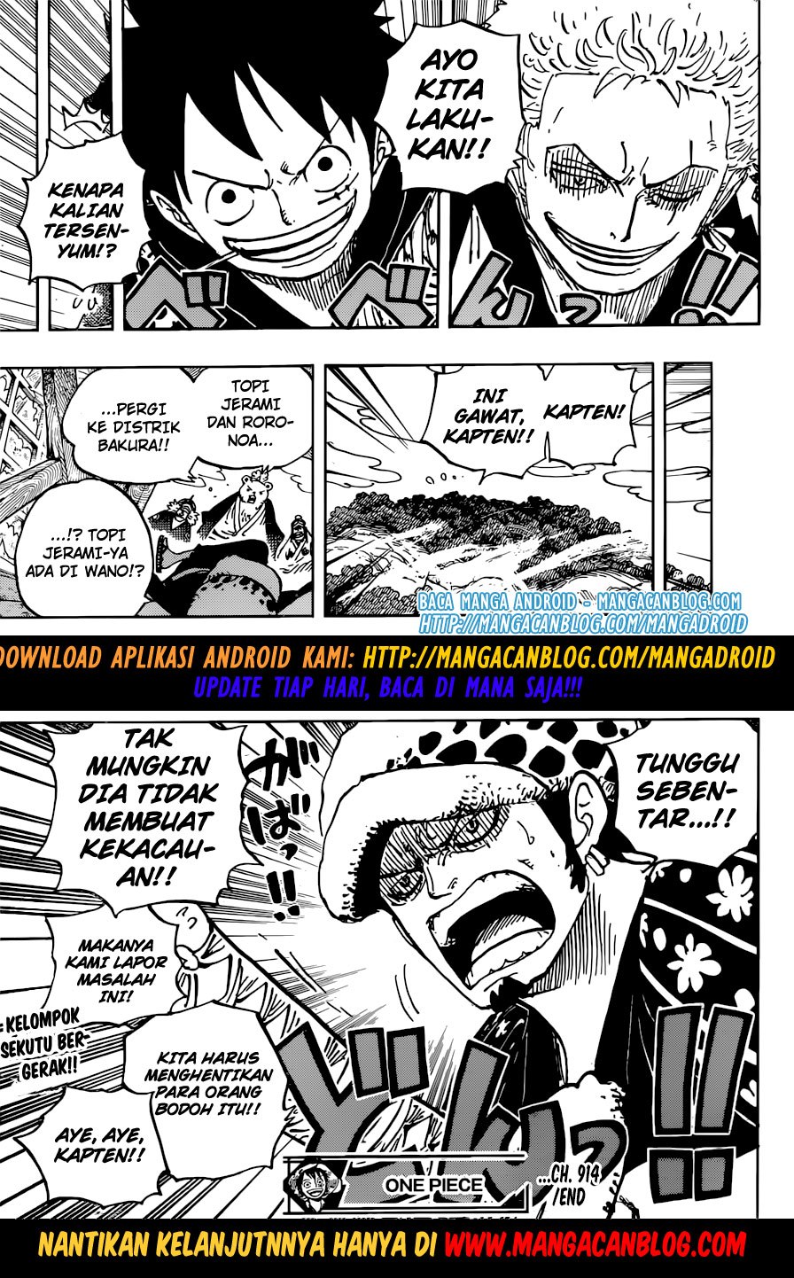 One Piece Chapter 914 Halaman 18