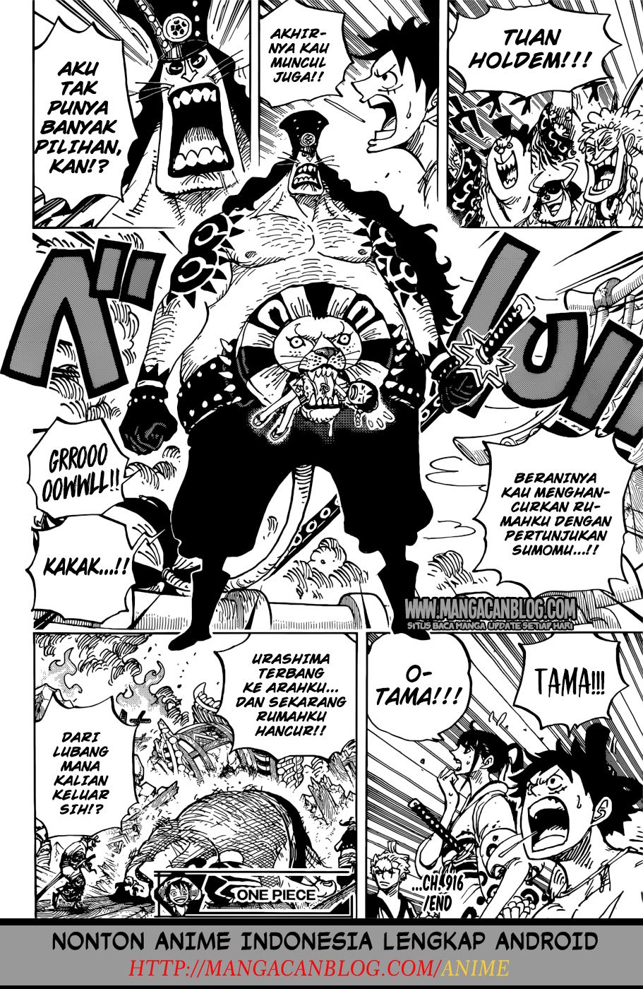 One Piece Chapter 916 Halaman 18