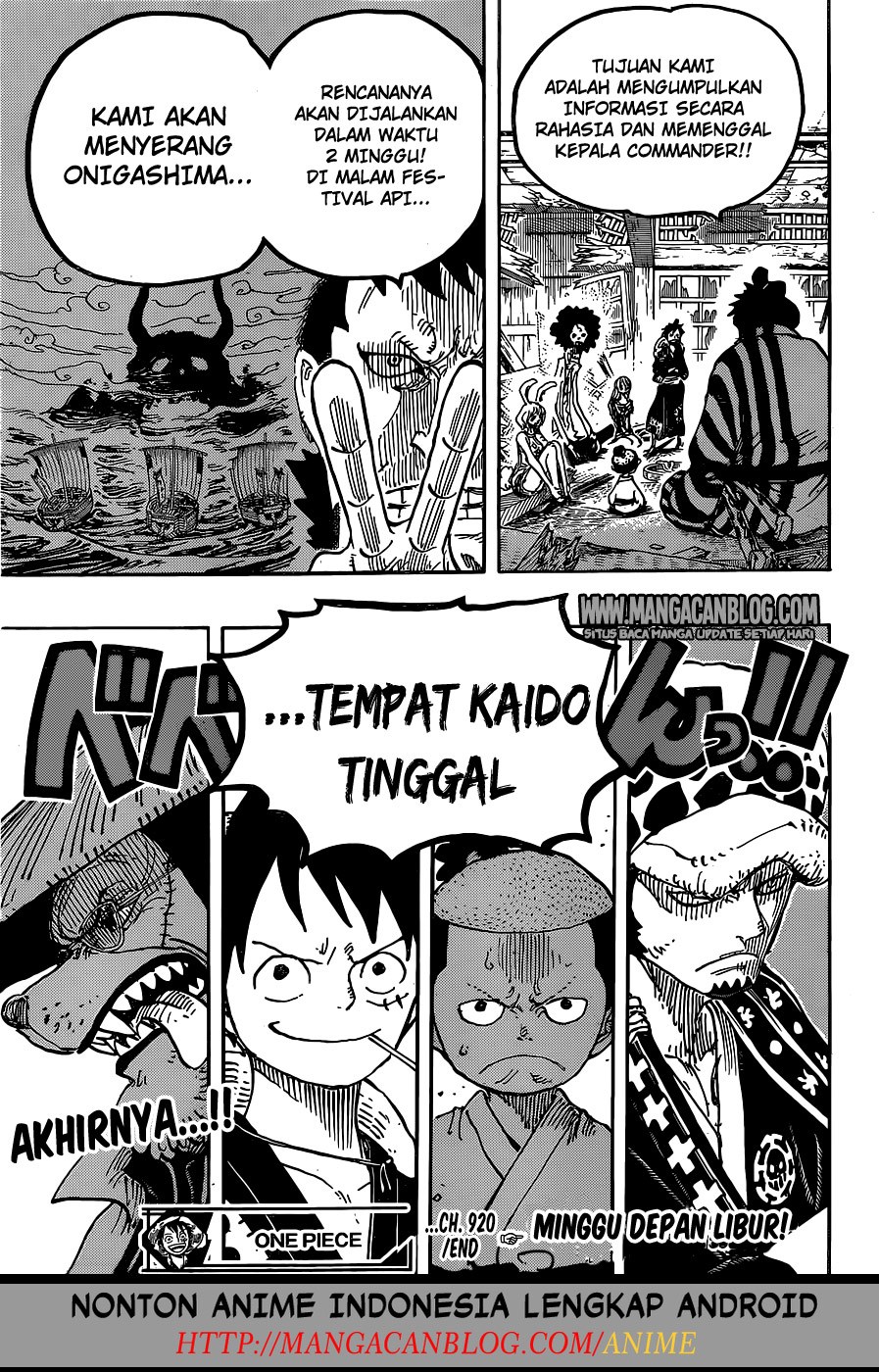 One Piece Chapter 920 Halaman 17