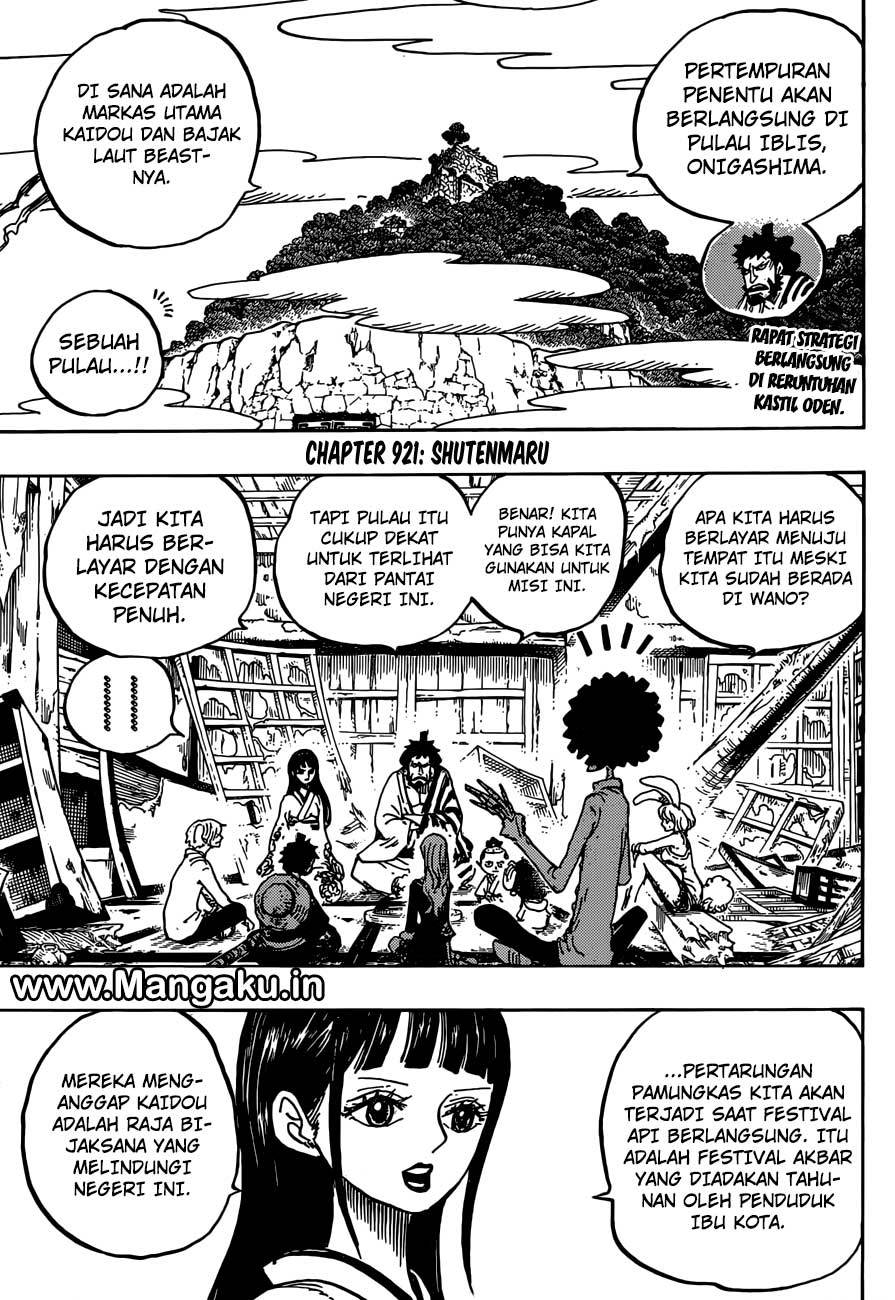 One Piece Chapter 921 Halaman 4