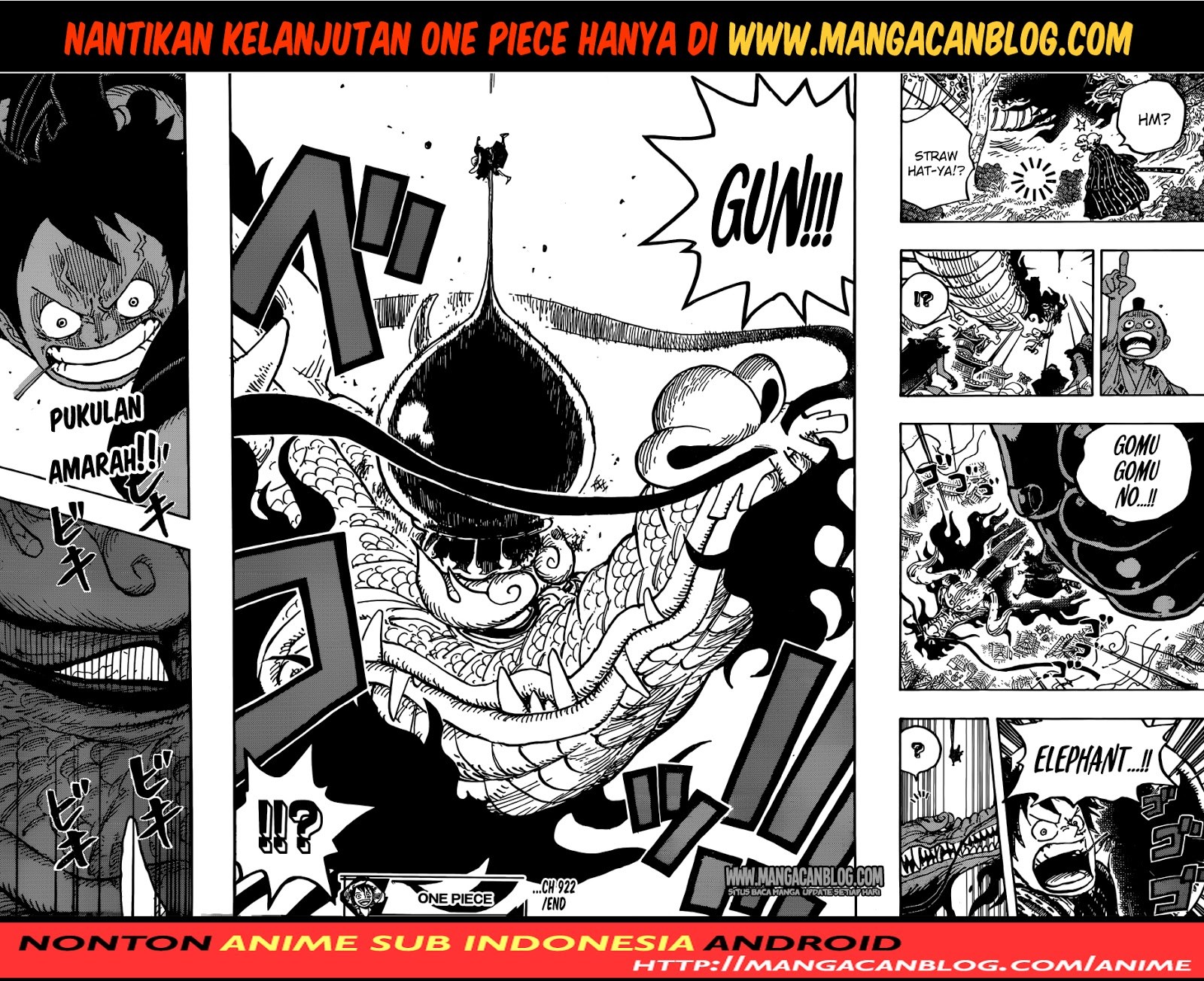 One Piece Chapter 922 Halaman 15