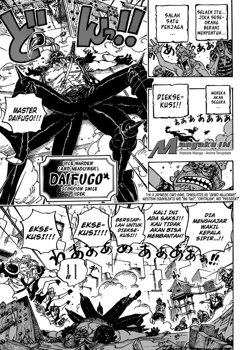 One Piece Chapter 935 Halaman 6
