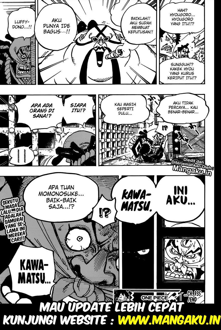 One Piece Chapter 935 Halaman 17