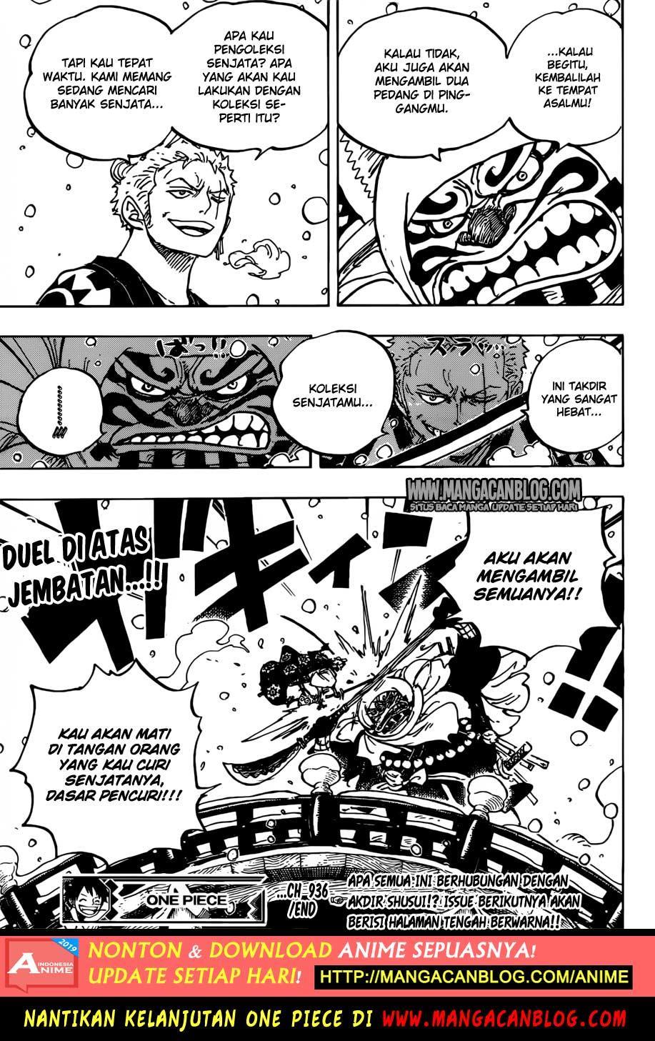 One Piece Chapter 936 Halaman 16