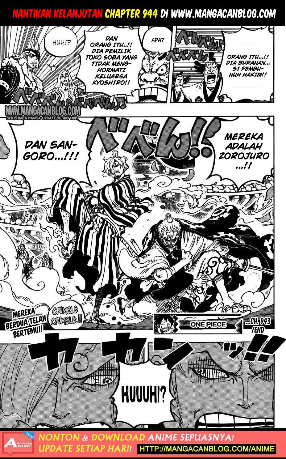 One Piece Chapter 943 Halaman 18