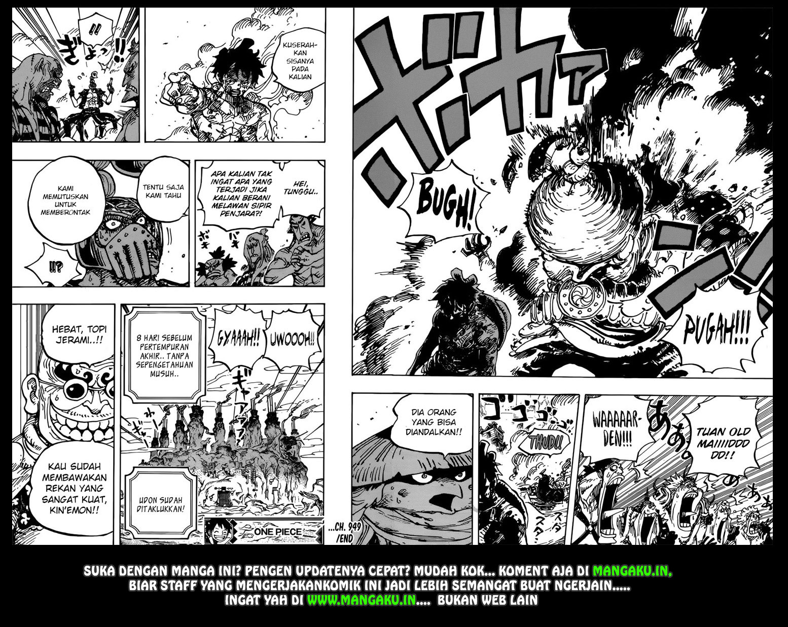 One Piece Chapter 949 Halaman 18